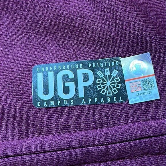 NWT UGP Campus Apparel Virginia Tech Zip Up Hoodie - Size Medium - Picture 5 of 8